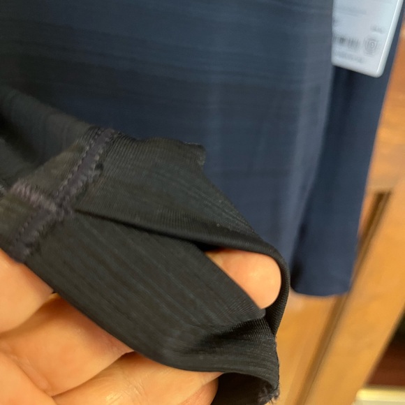 NWT Athlete Pacifica Shores Coverup Navy Small Quarter Zip Side Pockets Hood - Picture 3 of 16